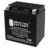Mighty Max Battery YTX16-BS 12V 14AH Battery for Kawasaki VN1600B Vulcan Streak '04-09 YTX16-BS14
